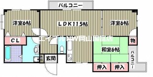 オリーブＣの物件間取画像